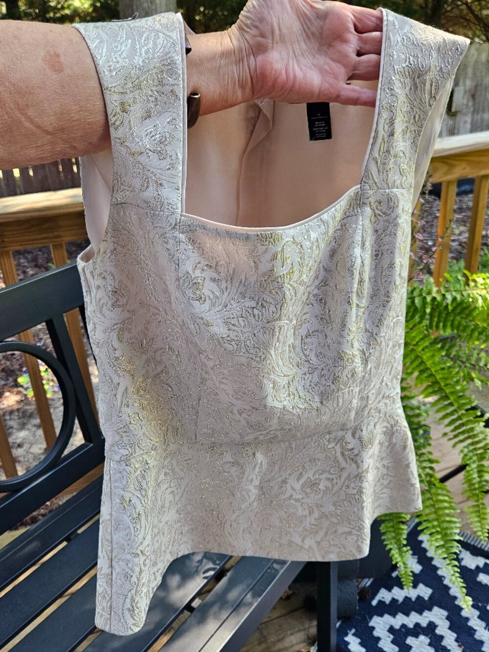 White House|Black Market Peplum Sz 4